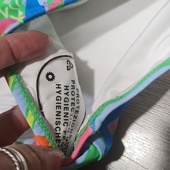 NWT Michelle McDowell Bright Chloe River Iris Teal Bikini - Picture 4 of 8